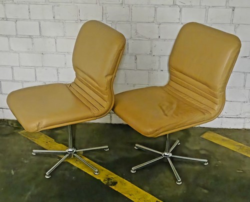 Vintage ledersessel - 3,