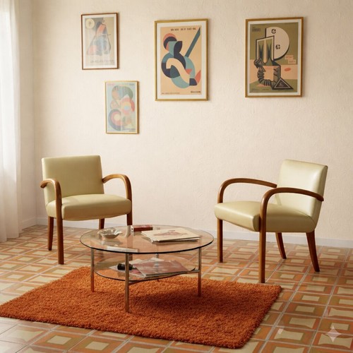 Vintage sessel buchenholz - vintage,