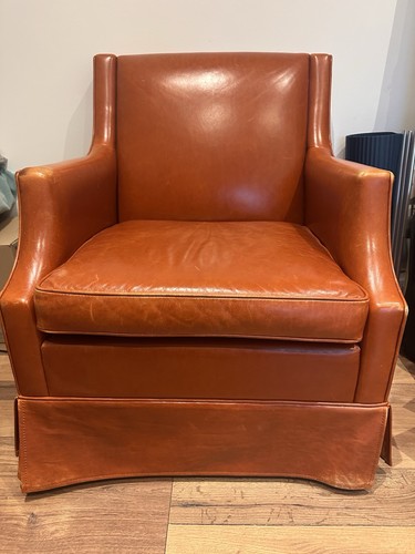 Eleganter ledersessel aus - eleganter,