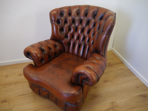 Chesterfield leder sessel - chesterfield,