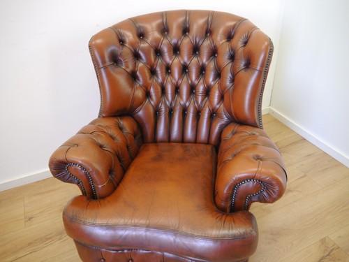 Chesterfield leder sessel - chesterfield,