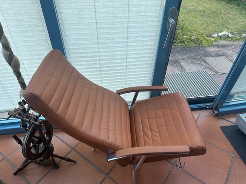 Drehbarer vintage loungesessel - drehbarer, vintage-loungesessel