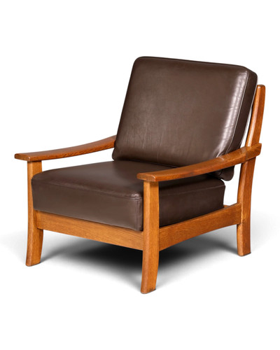 Mid century sessel echtleder - century,