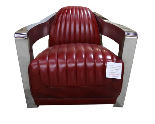 Vintage ledersessel rot - ledersessel,