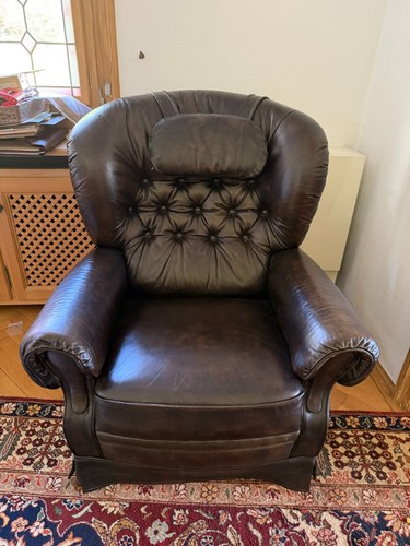 Ledersessel sessel vintage - sessel,