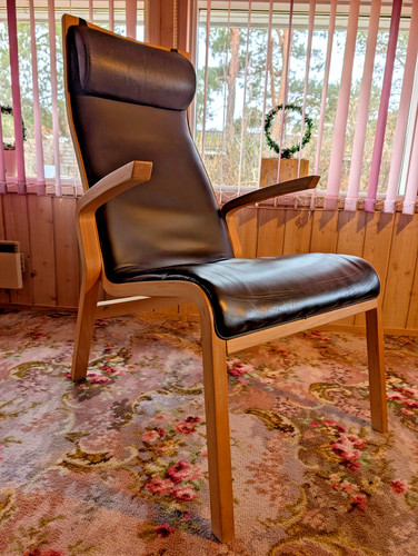 Vintage leder sessel - vintage,