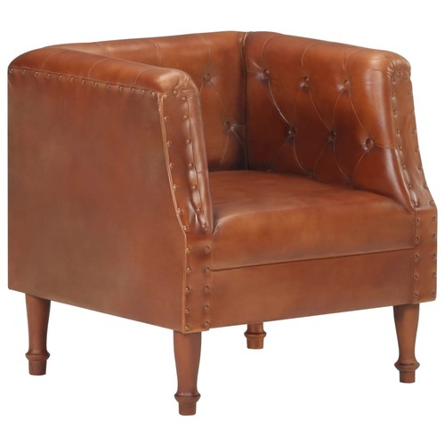 Sessel braun echtleder - braun,